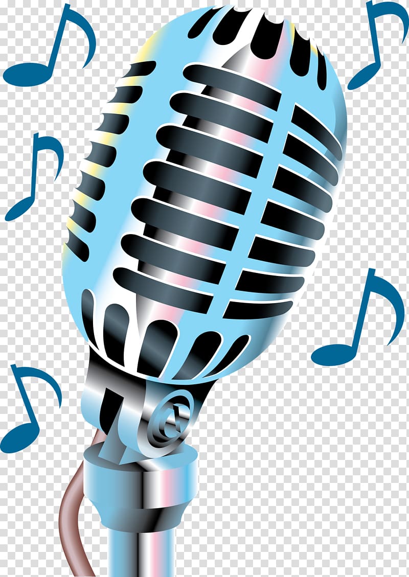 Microphone Music Drawing Singer, show transparent background PNG clipart