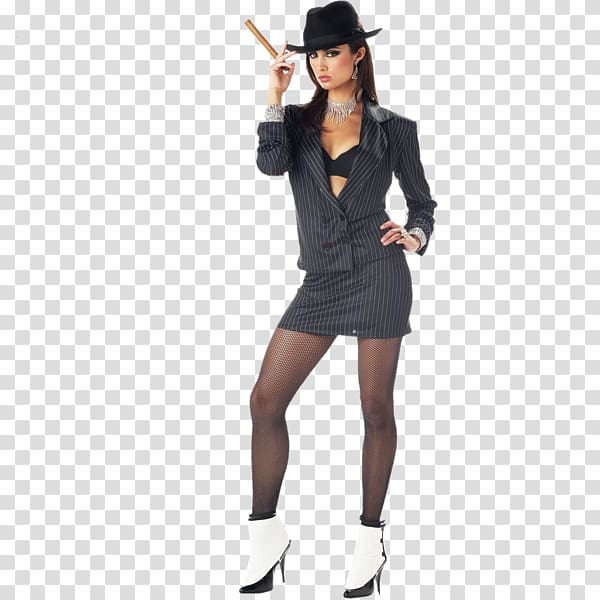 Gangster Costume party Clothing Mafia, dress transparent background PNG clipart
