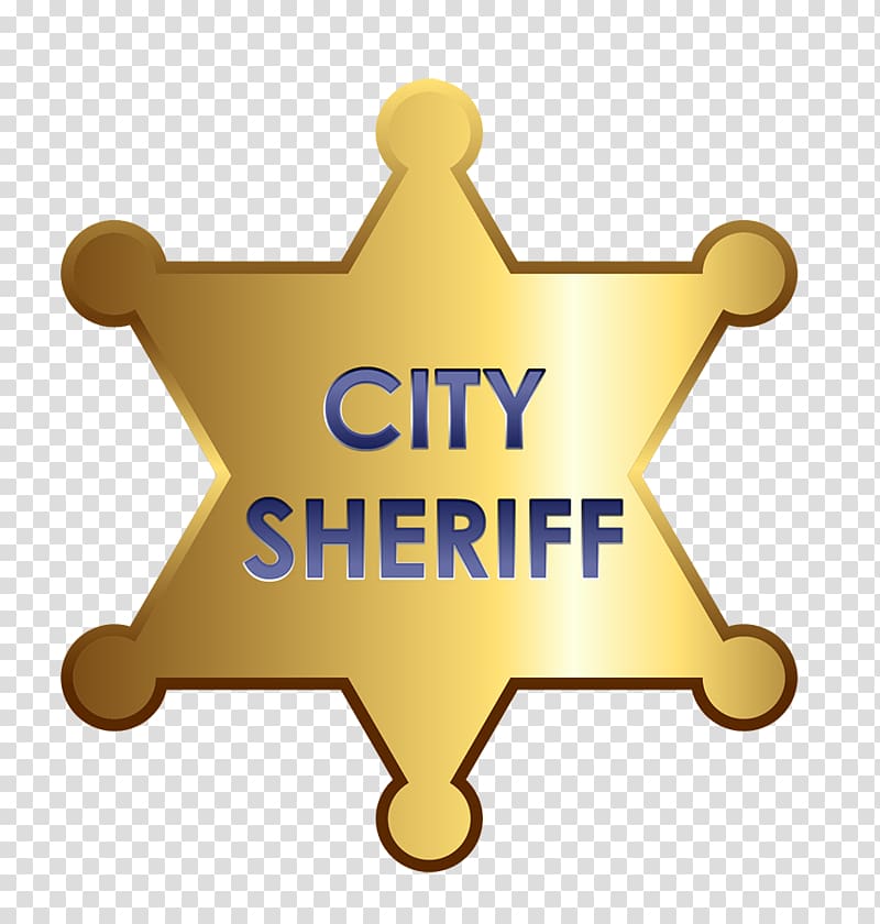 Badge Sheriff Police officer , Sheriff Badge transparent background PNG clipart