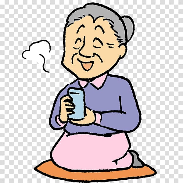 Tea Drinking Laughter Facial expression Face, Grandmother transparent background PNG clipart