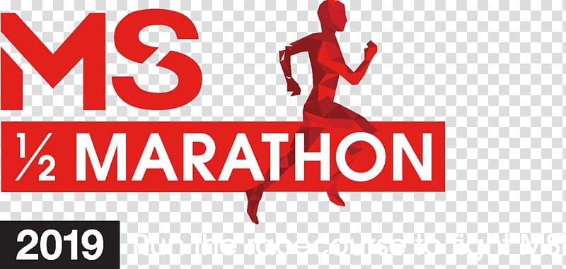 Logo Marathon Font Brand Multiple sclerosis, cycle marathon transparent background PNG clipart