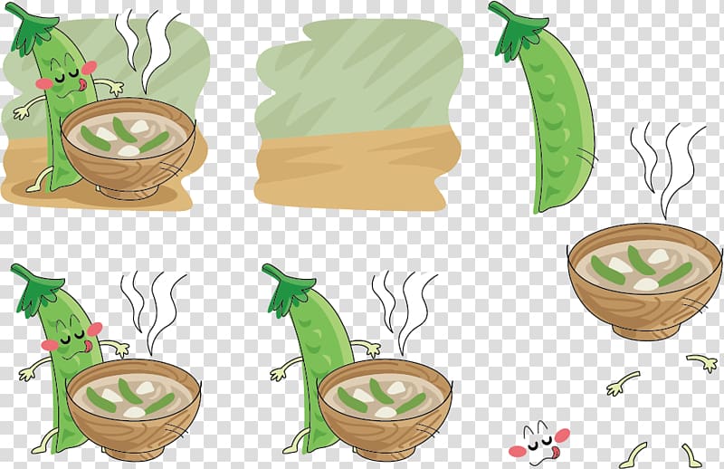 Edamame Common Bean Lablab Pea, Drooling expression snow peas transparent background PNG clipart