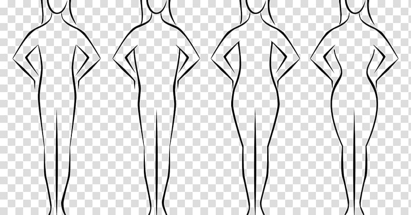 Female body shape Human body Woman Waist, shape transparent background PNG clipart