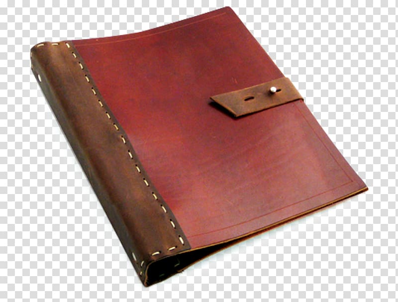 Ring binder Leather Material Notebook Presentation folder, notebook transparent background PNG clipart