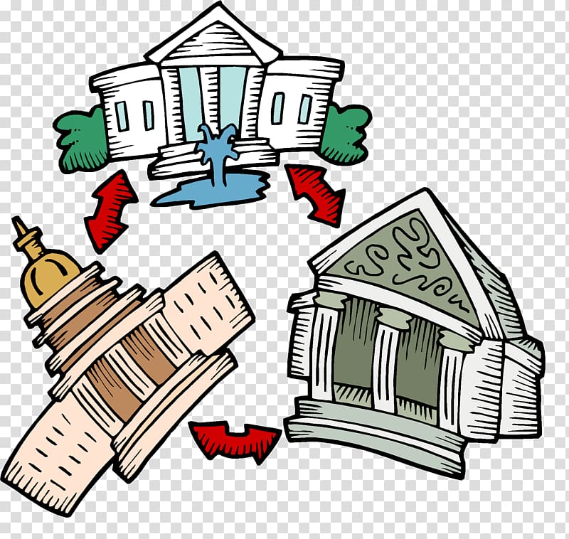 balance of power legislative executive judicial clipart