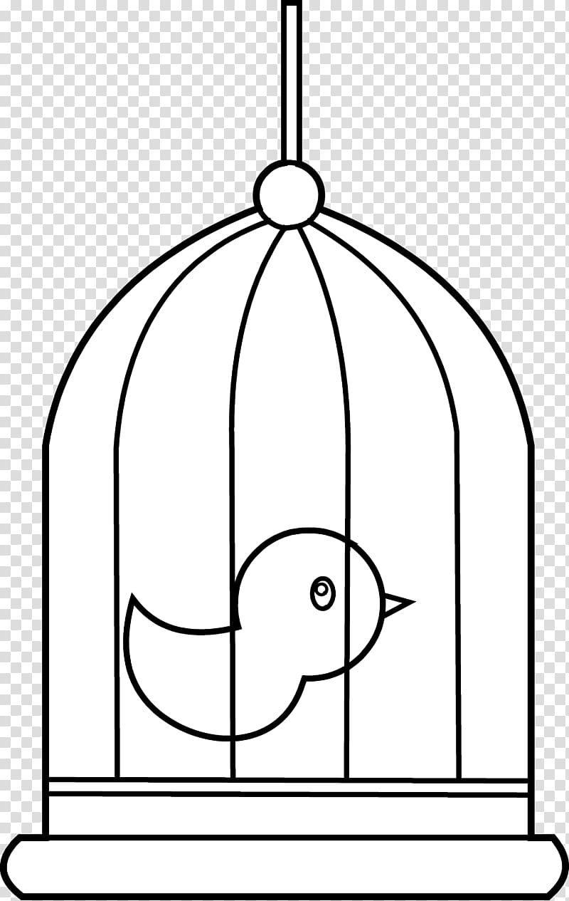 Grey-headed lovebird Parrot Domestic canary , bird cage transparent background PNG clipart