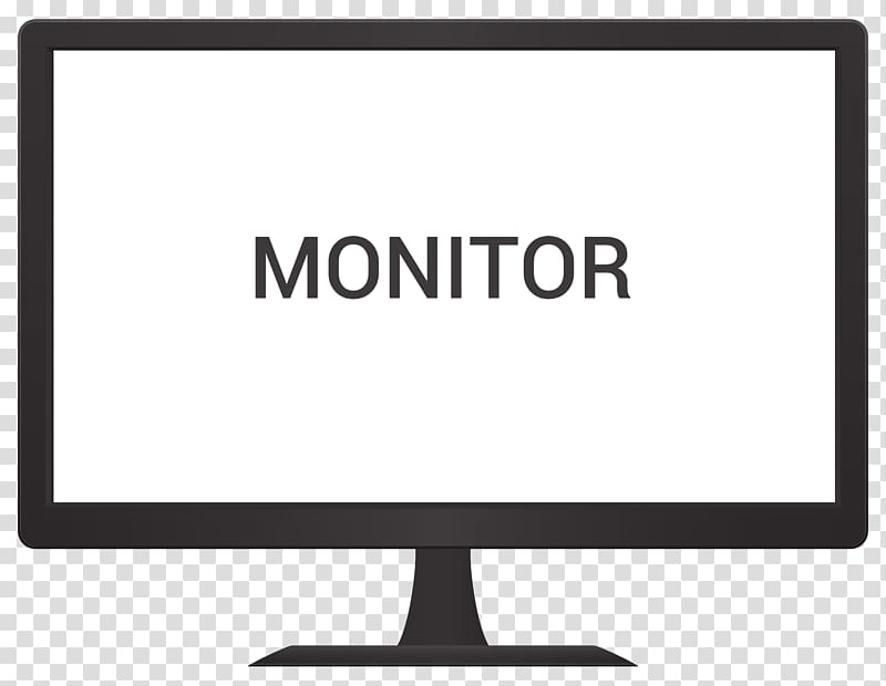 flat screen computer monitor illustration, Computer monitor Logo, Monitor transparent background PNG clipart