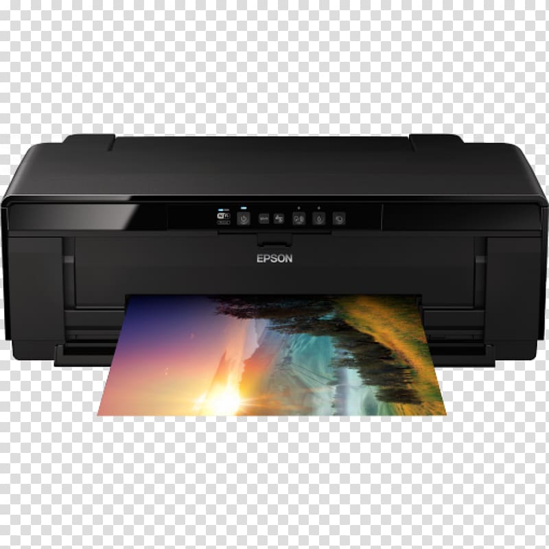 Inkjet printing Wide-format printer Epson, printer transparent background PNG clipart