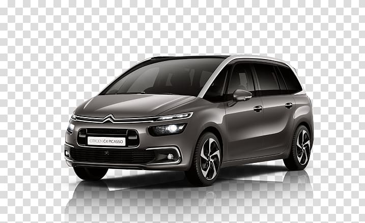 Citroën C4 Picasso Minivan Car Citroën C4 Aircross, Grey Brochure Design transparent background PNG clipart