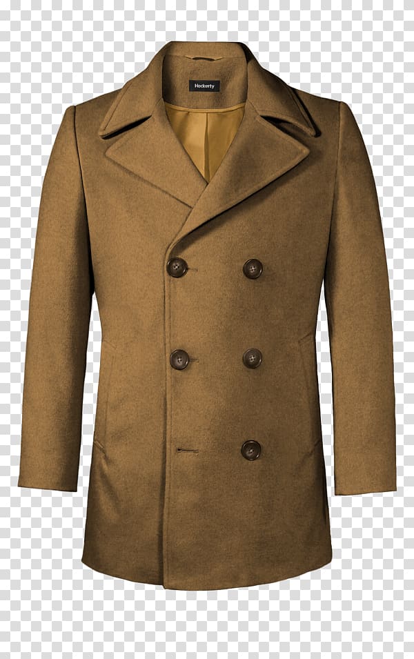 Trench coat Overcoat Pea coat Hood, jacket transparent background PNG clipart