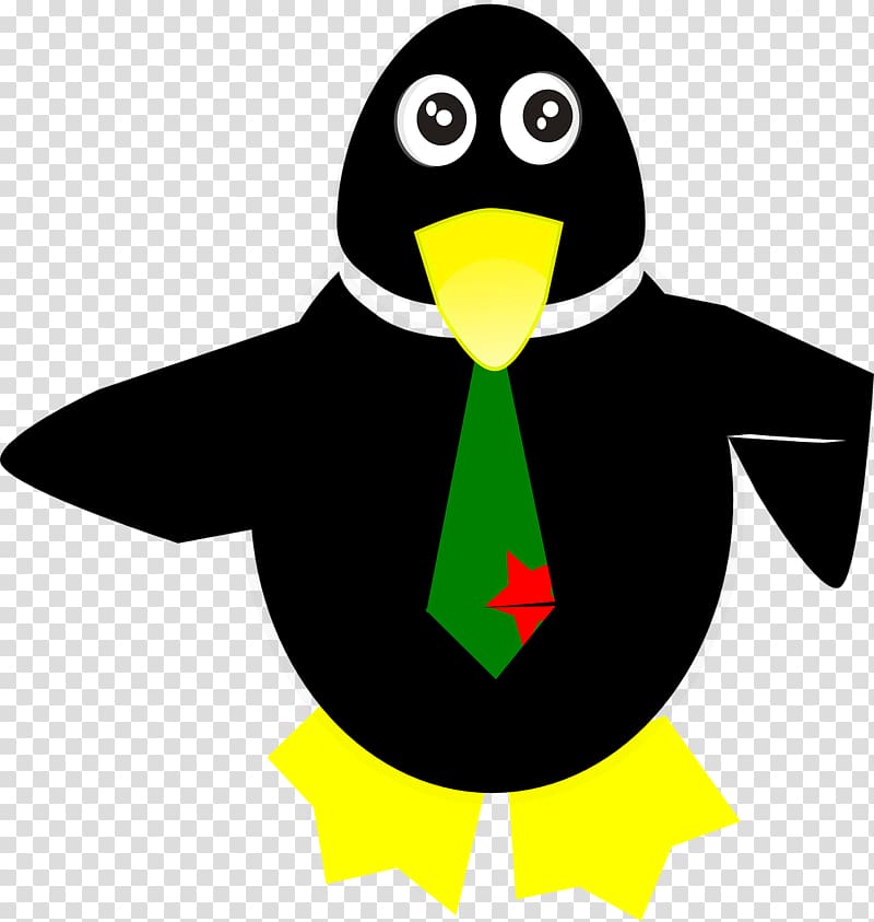 Penguin Cartoon Funny animal , And tie Penguins transparent background PNG clipart