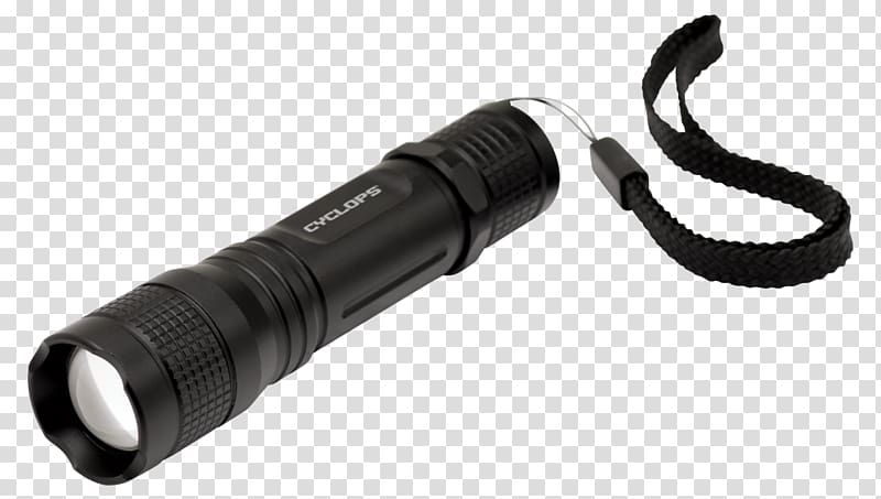 Flashlight Tactical light LED lamp Lumen, phone flashlight transparent background PNG clipart