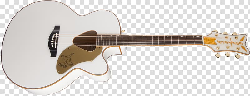 Gretsch White Falcon Twelve-string guitar Musical Instruments Acoustic guitar, Acoustic Guitar transparent background PNG clipart