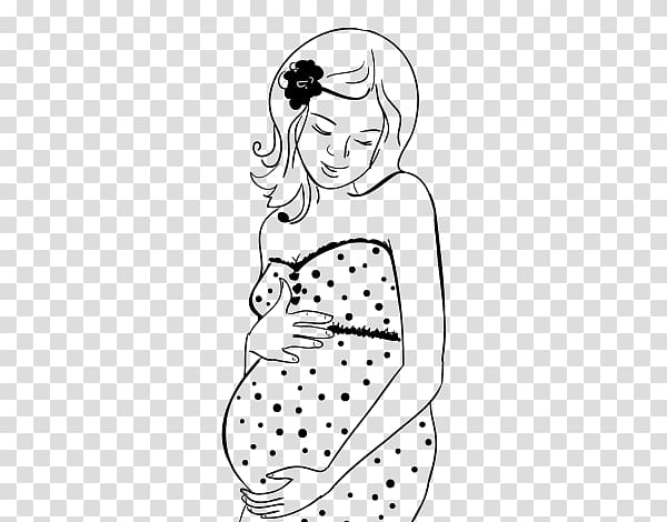 Teenage pregnancy Coloring book Woman Drawing, pregnancy transparent background PNG clipart