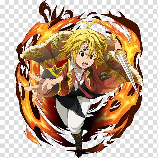 Free Meliodas The Seven Deadly Sins Merlin Manga seven deadly sins anime  transparent background PNG clipart  nohatcc