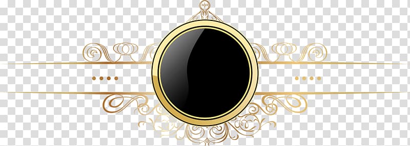 round black and brown frame , Jewellery Chocolate, Classical pattern transparent background PNG clipart
