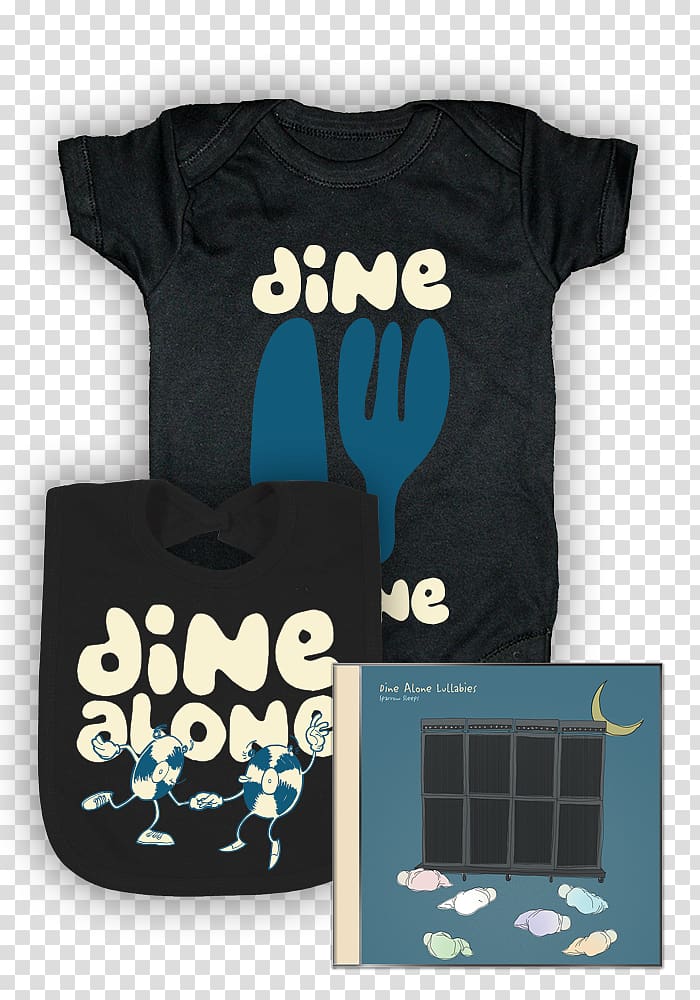 T-shirt Dine Alone Lullabies Clothing Top, Don Carlton transparent background PNG clipart