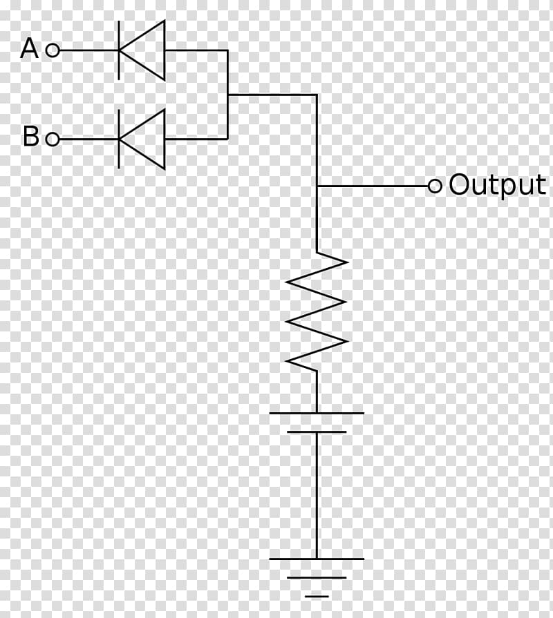 Logic gate AND gate Diode /m/02csf, diode transparent background PNG clipart