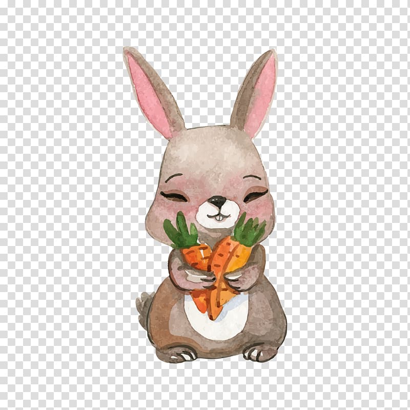 Drawing Painting Illustration, Drawing Rabbit transparent background PNG clipart