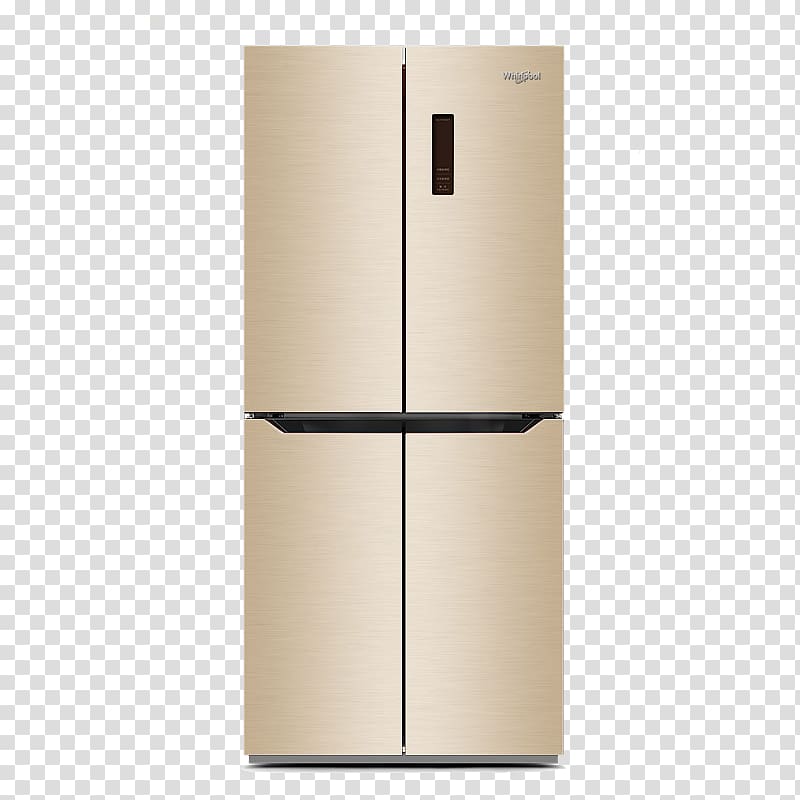 Refrigerator Sliding glass door Home appliance, Four door refrigerator transparent background PNG clipart