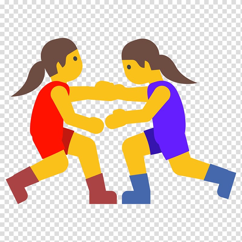 Emoji Wrestling Meaning Professional Wrestler Sport, wrestling transparent background PNG clipart