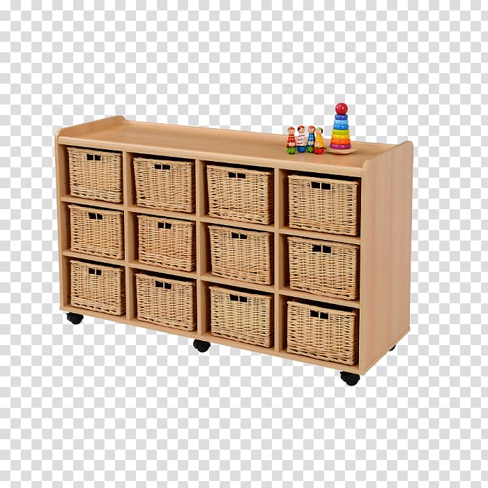 Basket Shelf Wicker Drawer Self Storage, wicker shelf furniture transparent background PNG clipart