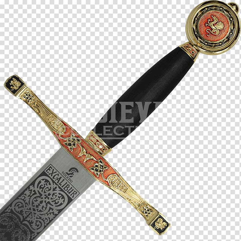 Lady of The Lake Uther Pendragon Excalibur King Arthur Saber, Sword transparent background PNG clipart