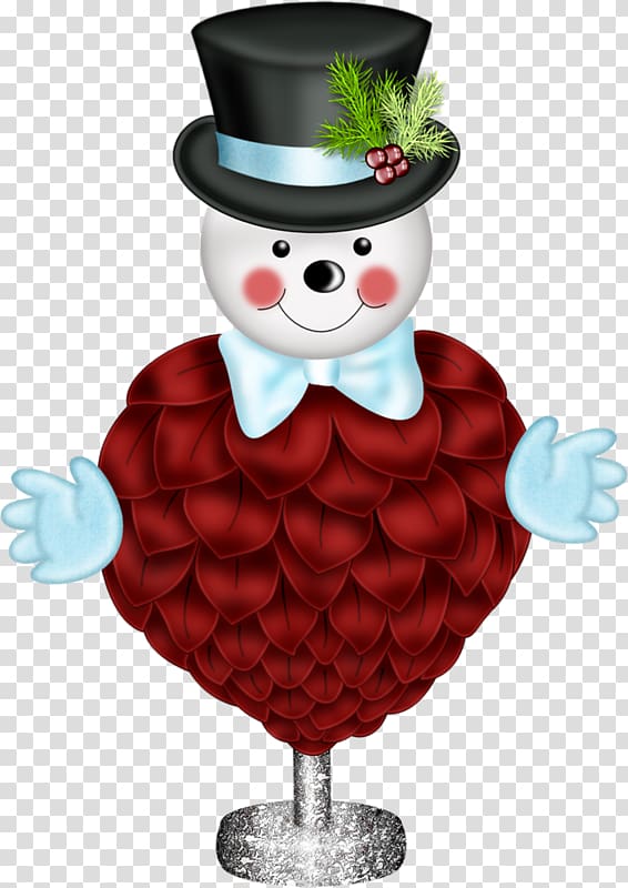 Snowman Christmas , Creative gentleman snowman doll transparent background PNG clipart