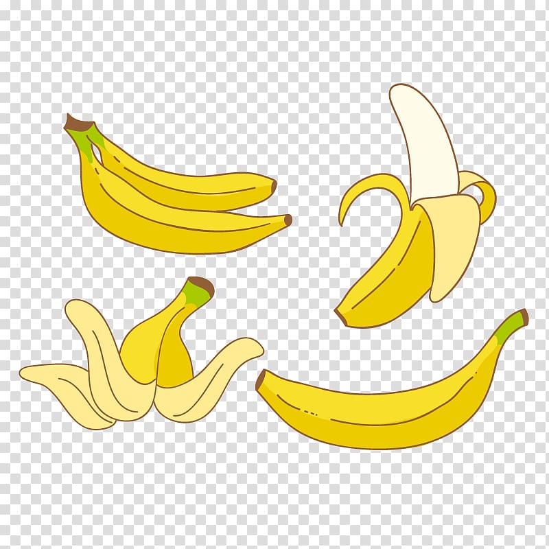 Banana Euclidean Shape, banana shape transparent background PNG clipart