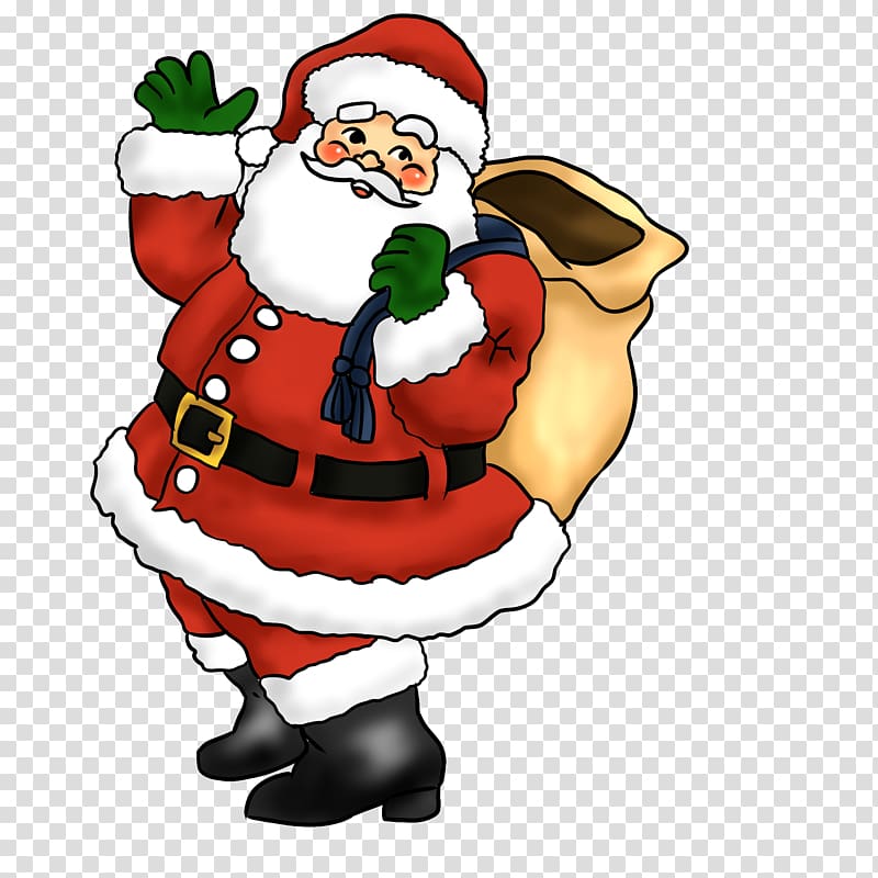 Santa Claus Father Christmas Candy cane , Santa Claus transparent background PNG clipart