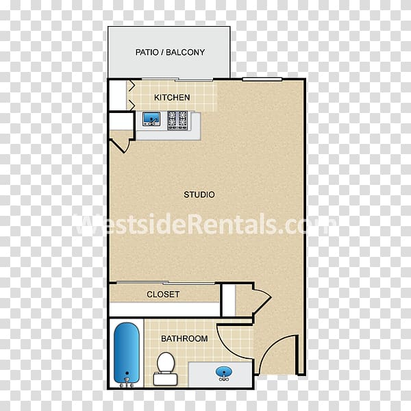 Savoy West Apartments Floor plan Studio apartment Bed, apartment transparent background PNG clipart