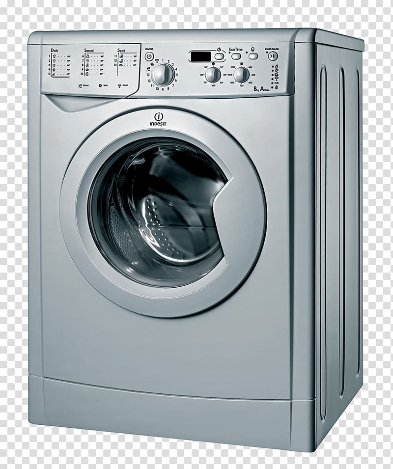 Combo washer dryer Clothes dryer Indesit Co. Washing Machines Hotpoint, dryer transparent background PNG clipart
