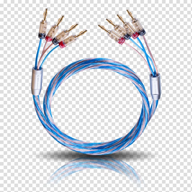 Network Cables Speaker wire Bi-wiring Electrical cable Banana connector, others transparent background PNG clipart