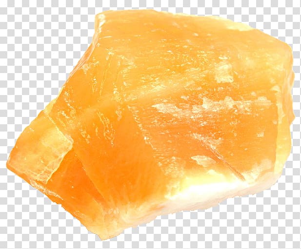 Calcite Crystal Mineral Azrael Archangel, orange Crystal transparent background PNG clipart