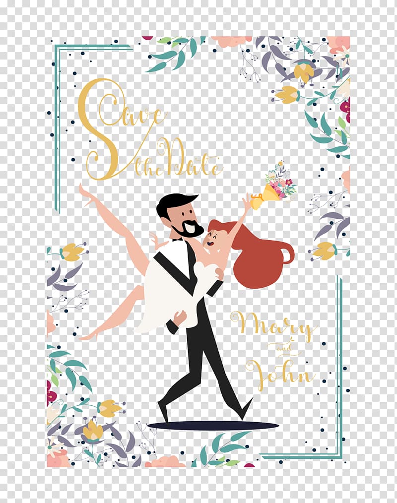 Wedding Graphic design Illustration, Man Princess hug transparent background PNG clipart