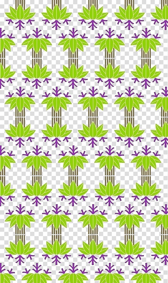 Motif Vecteur, Green bamboo pattern transparent background PNG clipart
