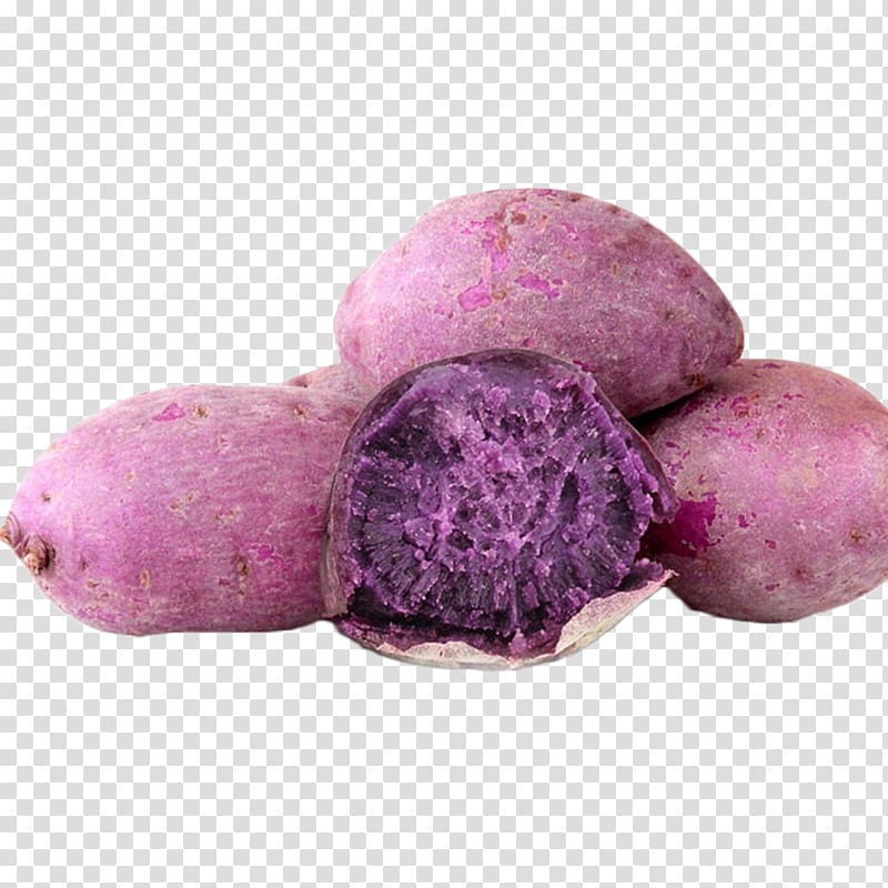 Yam Sweet potato Dioscorea alata Snack, Vietnam purple sweet potato transparent background PNG clipart