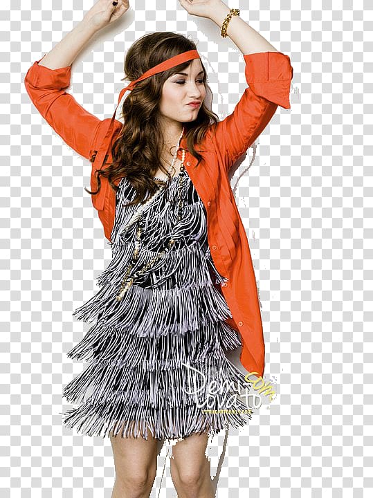 Demi Lovato Sonny with a Chance Model Costume, demi lovato transparent background PNG clipart