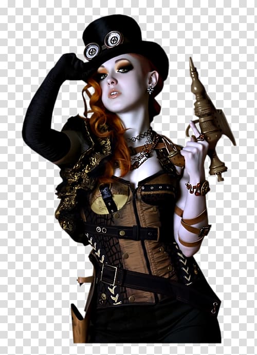 Steampunk City Goth subculture Gothic fashion, science fiction transparent background PNG clipart