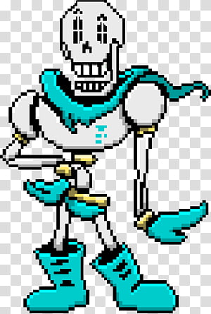 Papyrus Pixel Art, flowey, Papyrus, plants Vs Zombies, Undertale, sprite,  Stencil, Minecraft, pixel Art, square