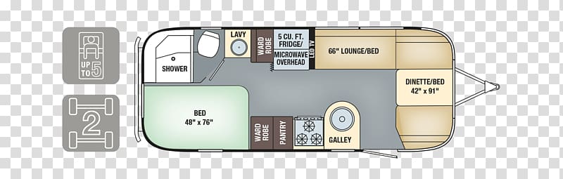 Haydocy Airstream & RV Campervans Caravan Bunk bed, others transparent background PNG clipart