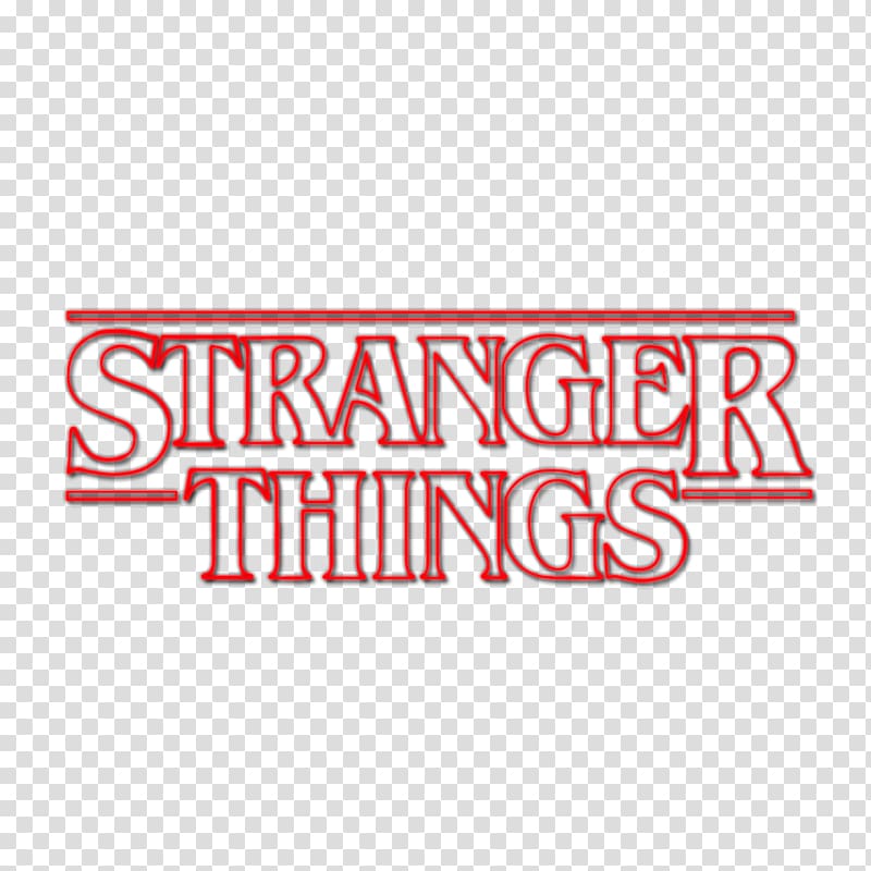 stranger things text, Eleven Stranger Things, Season 2 Sticker Television show The Duffer Brothers, stranger transparent background PNG clipart