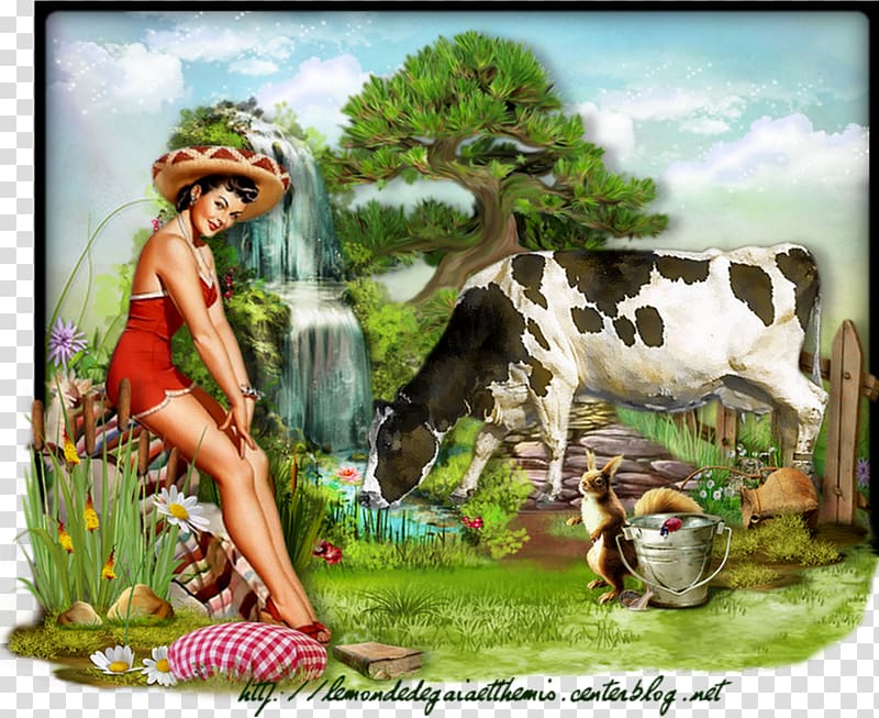 Tout le monde à la campagne Vacation Cattle, campagne transparent background PNG clipart