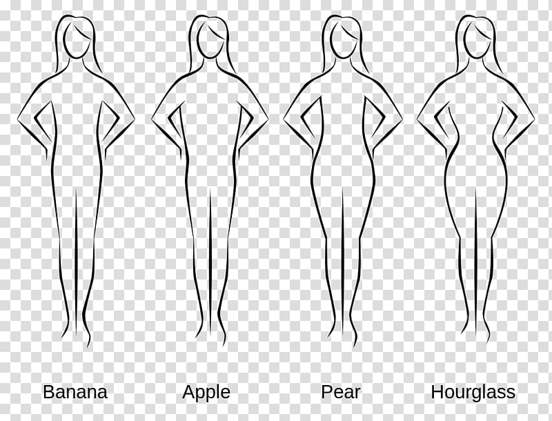 Female body shape Woman Human body Somatotype and constitutional psychology, woman transparent background PNG clipart
