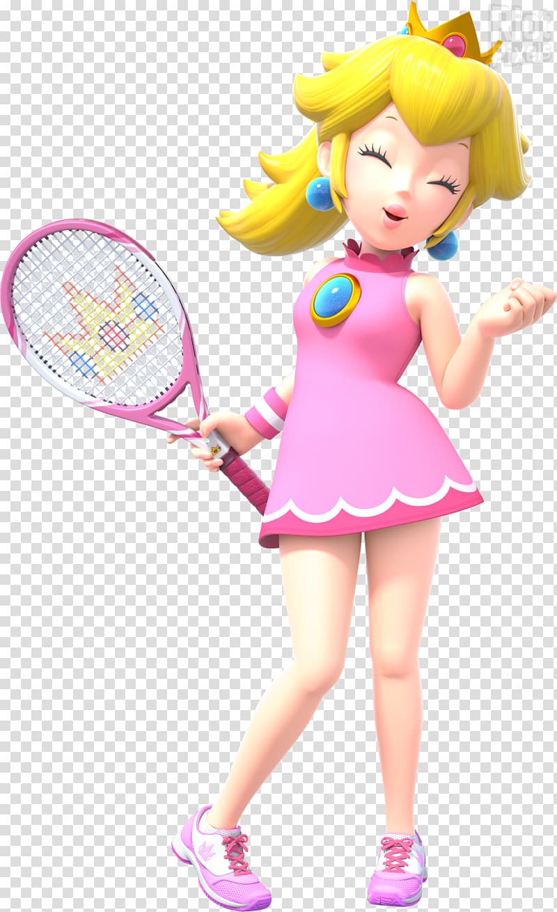 Mario Tennis Aces Princess Peach Princess Daisy Rosalina, tennis transparent background PNG clipart