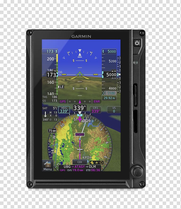 Primary flight display Gulfstream G500/G600 GPS Navigation Systems Fixed-wing aircraft Garmin Ltd., Garmin G3000 transparent background PNG clipart