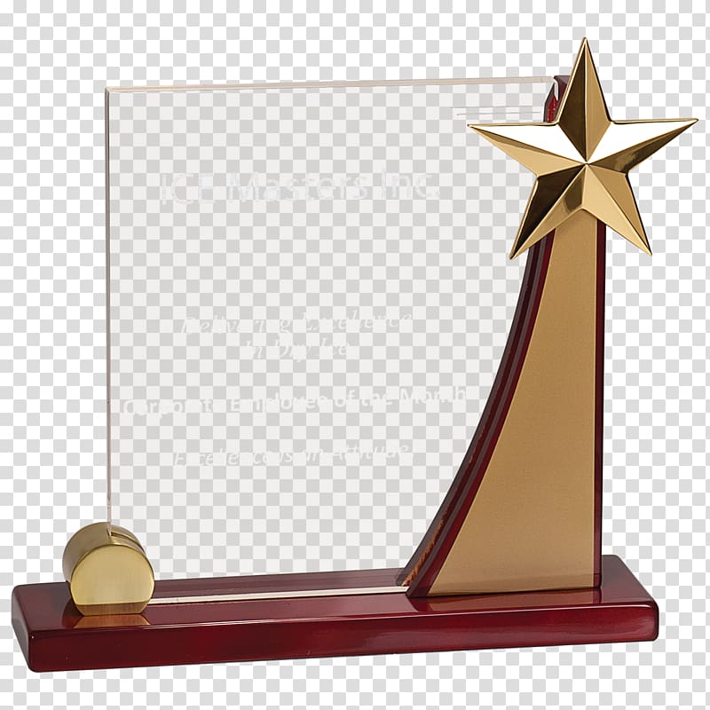 Ambees Engraving Inc Trophy Award Glass Commemorative plaque, Trophy transparent background PNG clipart