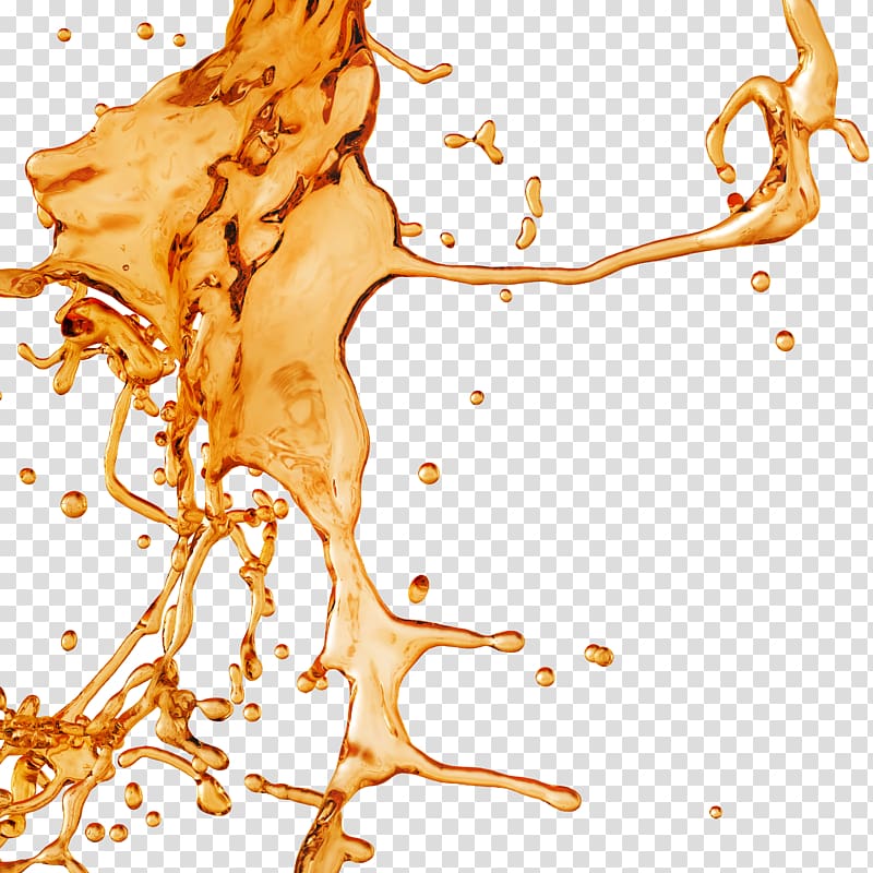 brown liquid, Coca-Cola Cocktail Juice Coffee, Splashing water droplets transparent background PNG clipart