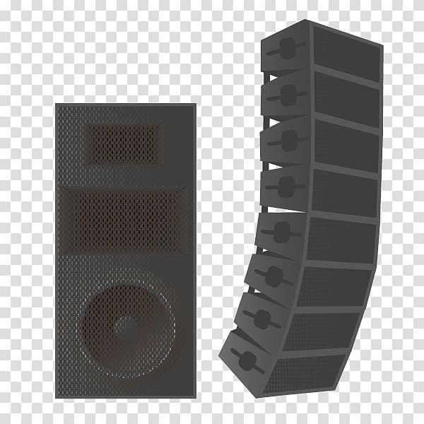 Audio Public Address Systems Loudspeaker Line array ICEpower, line array transparent background PNG clipart