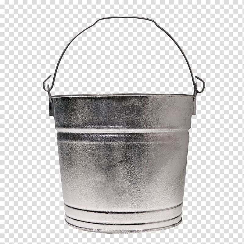 Bucket Paint Silver Pail Metal, Silver bucket transparent background PNG clipart